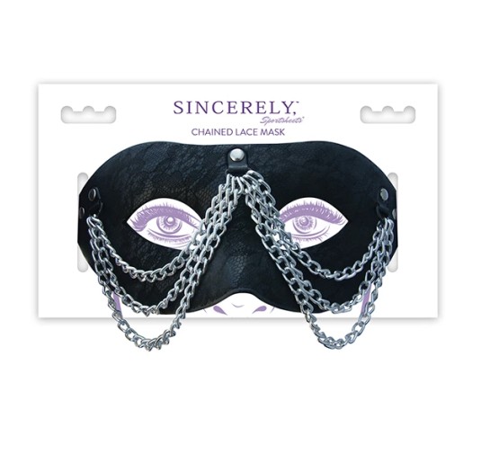 Maska na oczy - Sportsheets Sincerely Chained Lace Mask